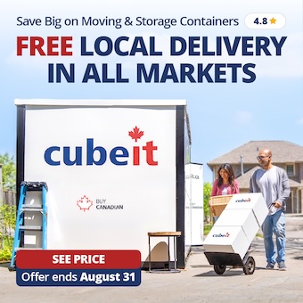 Cubeit Portable Storage Promotion